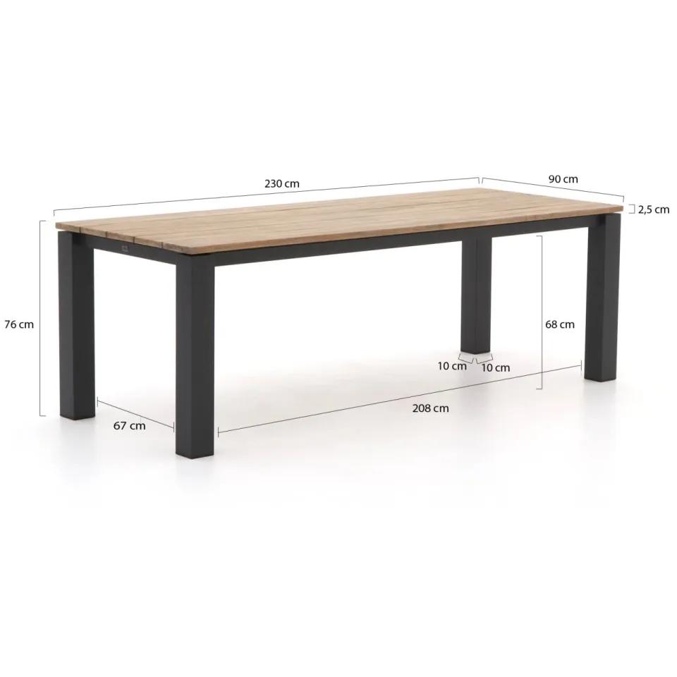 Intenso Furniture Intenso Asti/Lagundo 230cm dining tuinset 7-delig, foto 4