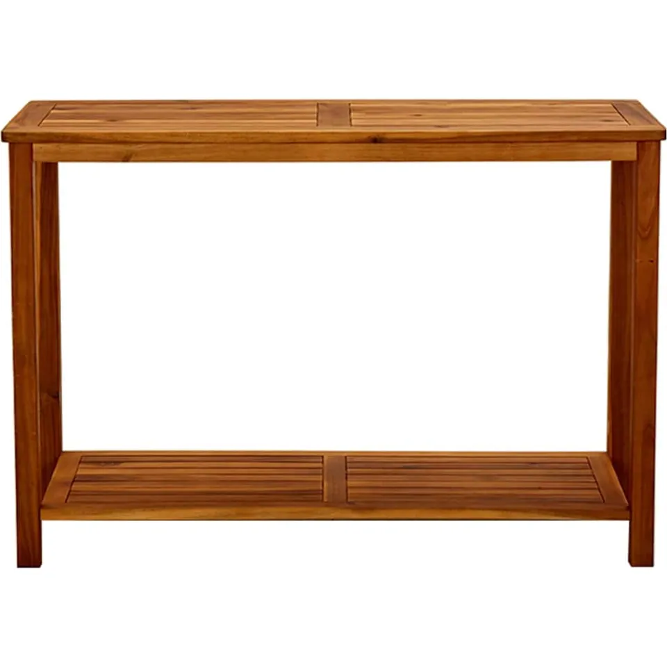 vidaXL Tuinwandtafel 110x40x75 cm massief acaciahout Bruin
