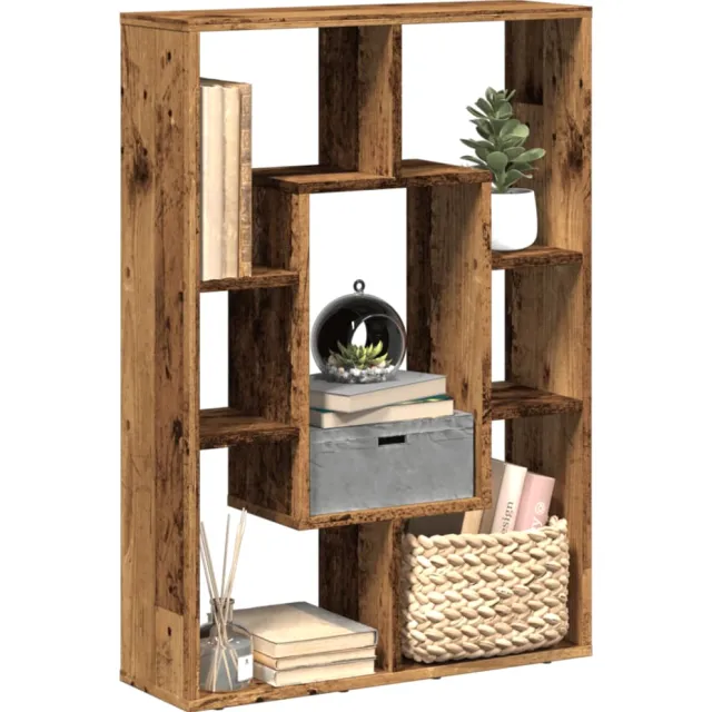 vidaXL Boekenkast 63x20x90 cm bewerkt hout oud houtkleurig Bruin