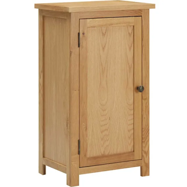 vidaXL Kast 45x32x85 cm massief eikenhout Bruin