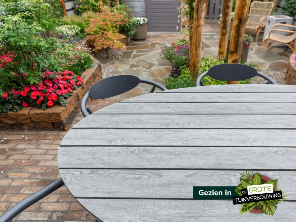 Bellagio tuinmeubelen Bellagio Fidenza dining tuintafel ovaal 180x103cm zwart, foto 4