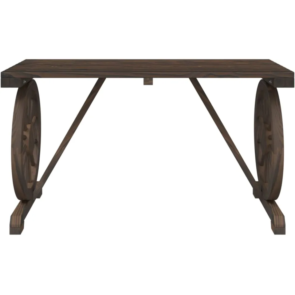 vidaXL Tuintafel 115x55x65 cm massief vurenhout bruin, foto 4