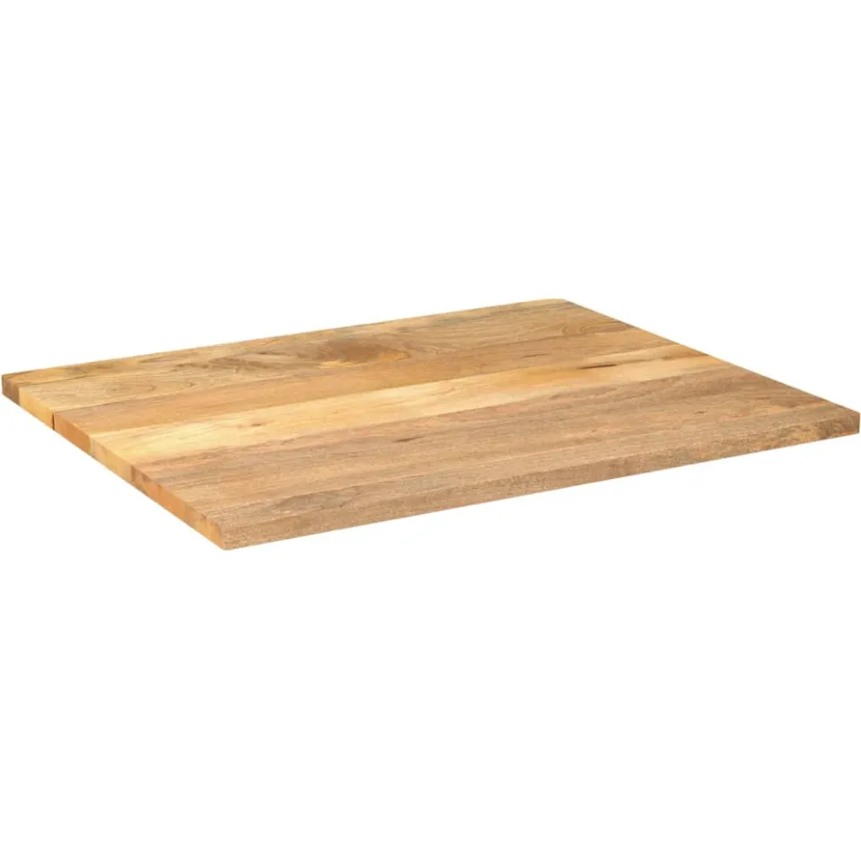 vidaXL Tafelblad rechthoekig 90x80x2,5 cm massief mangohout bruin