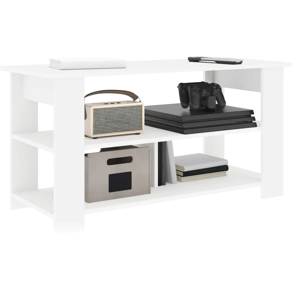 vidaXL TV-standaard Wit 100 x 40 x 50 cm, foto 3
