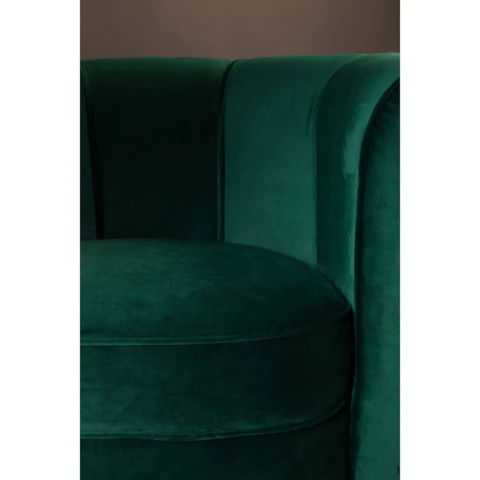 Dutchbone fauteuil Flower donkergroen, foto 3