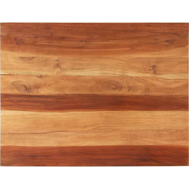 vidaXL Tafelblad 25-27 mm 70x90 cm massief acaciahout Bruin