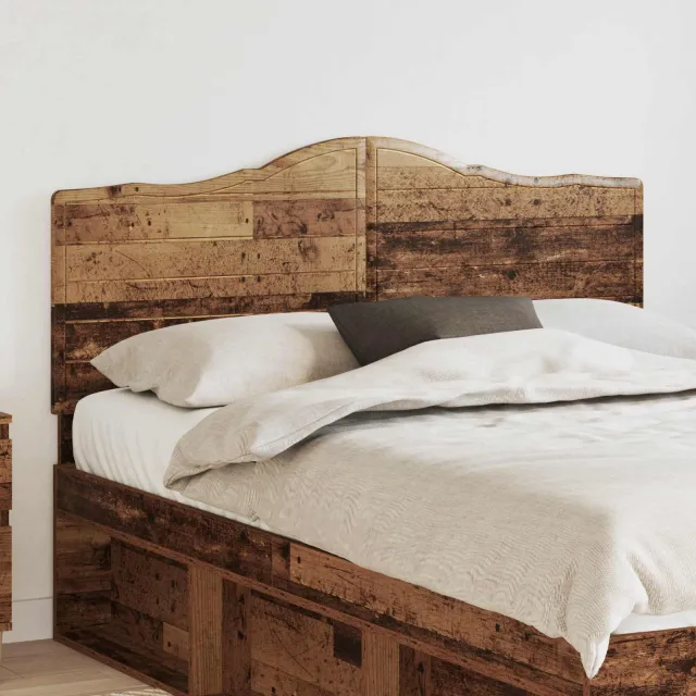 vidaXL Hoofdbord Oud Hout Bewerkt hout Bruin