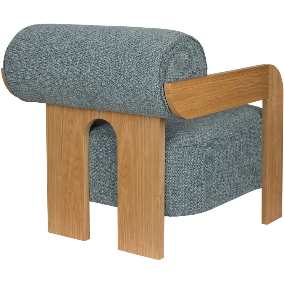 Zuiver fauteuil Oolong blauw, foto 6
