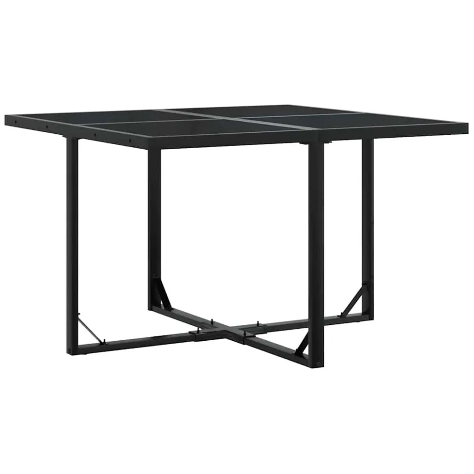 vidaXL 5-delige Tuinset met kussens poly rattan zwart, foto 3