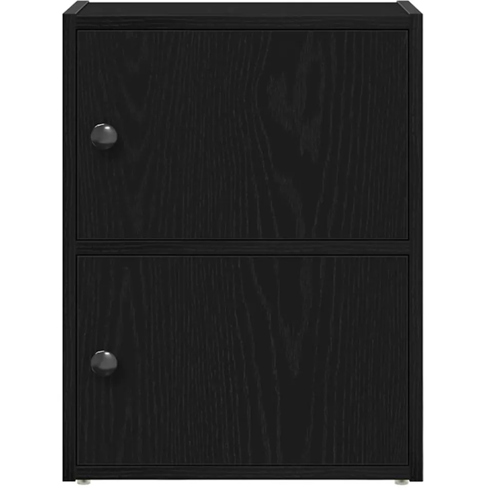 vidaXL Boekenkast 40x24x52 cm bewerkt hout zwart eikenkleurig, foto 4