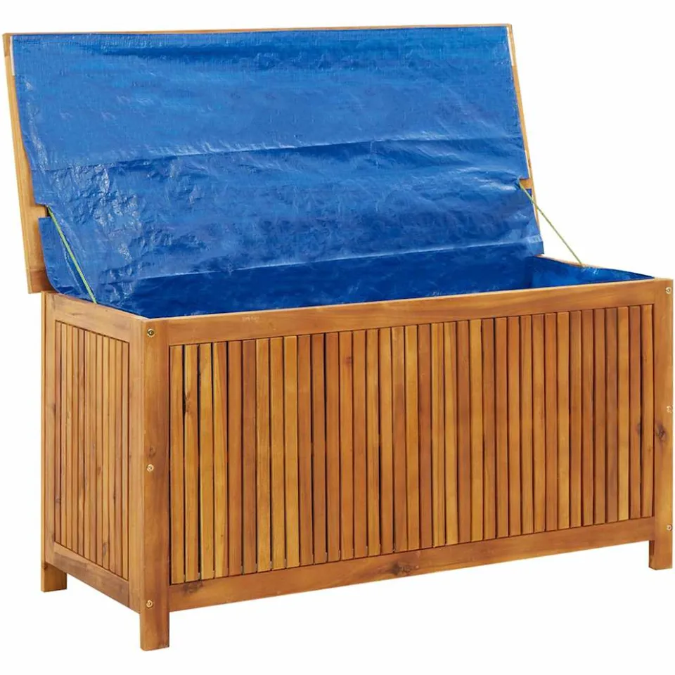 vidaXL Tuinbox 113x50x58 cm massief acaciahout bruin, foto 4