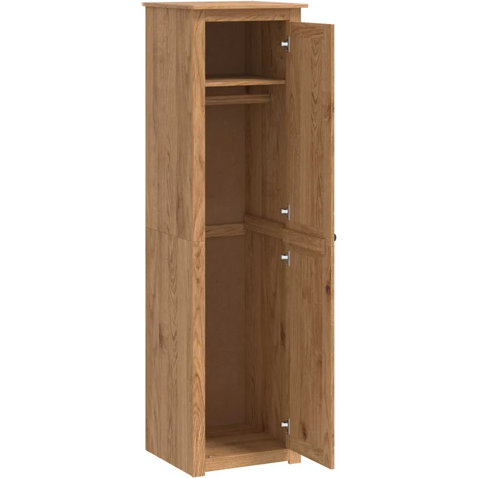 vidaXL Kledingkast PANAMA Honing 51 x 50 x 185 cm Massief grenenhout bruin