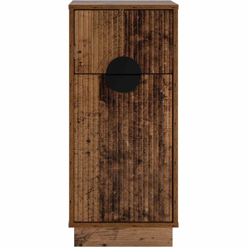 vidaXL Dressoir VENRAY Oud hout 35 x 33 x 77,5 cm Bewerkt hout bruin, foto 4