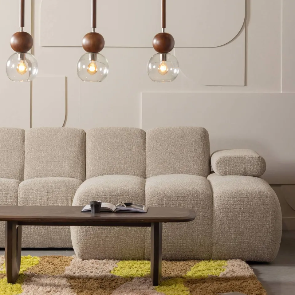 WOOOD Frequent Salontafel - Mango - Walnoot - 40x120x60, foto 2