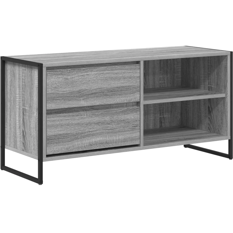 vidaXL TV-kast 100 x 36 x 49,5 cm Grijs Sonoma, foto 3