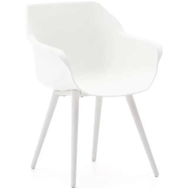 Hartman tuinmeubelen Hartman Sophie Studio dining tuinstoel Wit