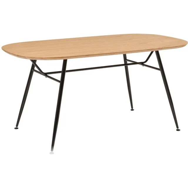 Atmosphera Créateur d'intérieur® Ovale eettafel voor 6 personen, essenfineer ROXAS Beige