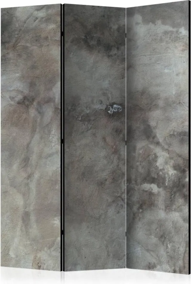 karo-art Vouwscherm / Kamerscherm - Donkere wolken 135x172cm , gemonteerd geleverd dubbelzijdig geprint Multikleur