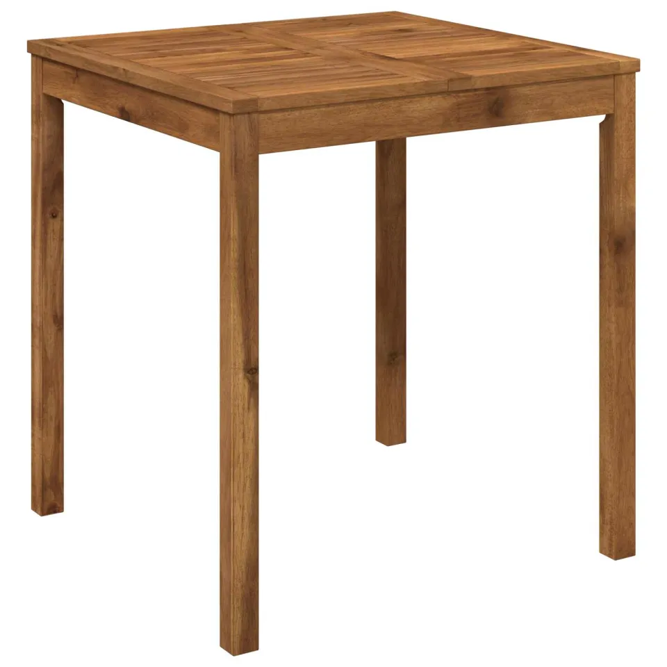vidaXL Tuindiner tafel LAREN Naturel 70 x 68,5 x 75 cm, foto 3
