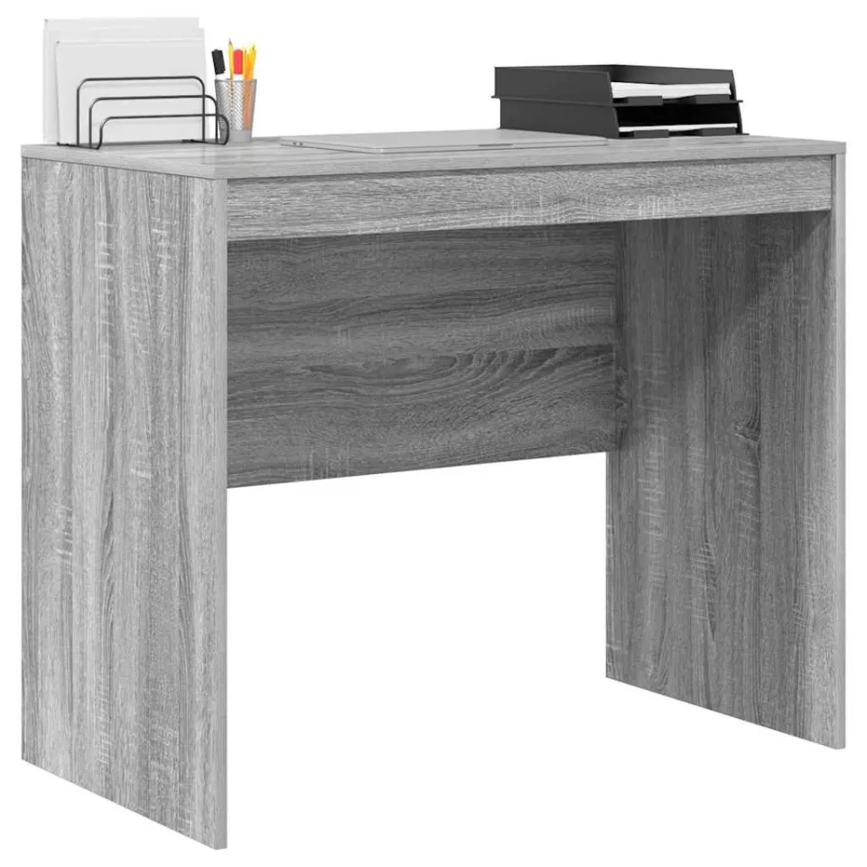 vidaXL Bureau Grijs Sonoma 90 x 50 x 76 cm