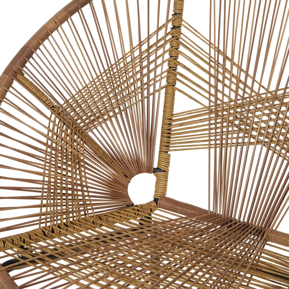 NOUS Garden loungestoel Miami naturel/zwart, foto 6