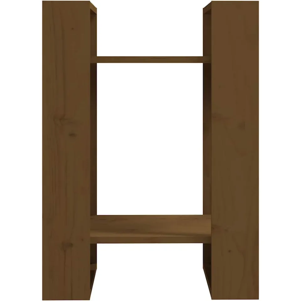 vidaXL Boekenkast/kamerscherm 41x35x57 cm grenenhout honingbruin bruin, foto 4