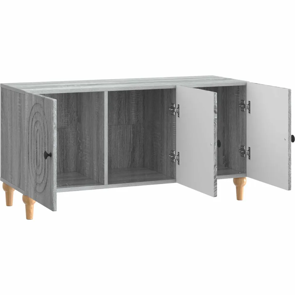 vidaXL TV-kast 99 x 34,5 x 50 cm Grijs sonoma Bewerkt hout, foto 4