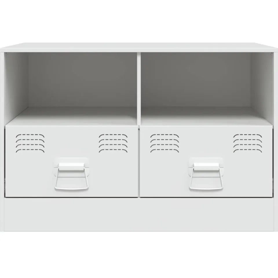 vidaXL Tv-meubelen 2 st 67x39x44 cm staal wit