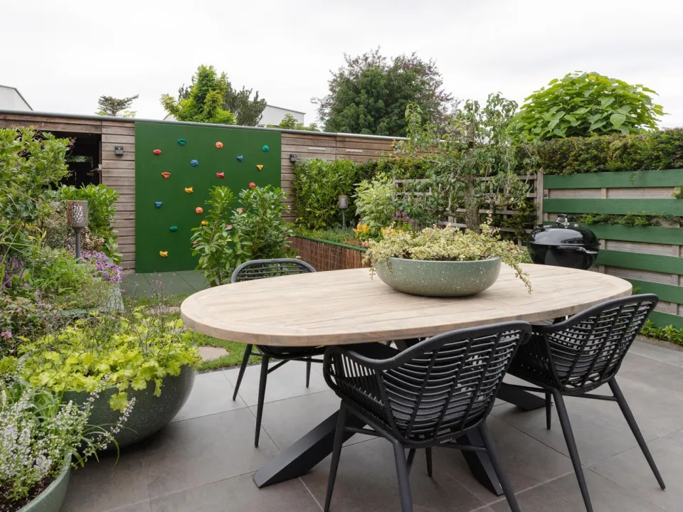 ROUGH Furniture ROUGH-Y Ellips dining tuintafel 240x120cm grijs, foto 4