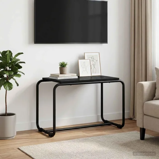 vidaXL TV-standaard 60 x 35,5 x 42 cm Zwart eiken Bewerkt hout, foto 2
