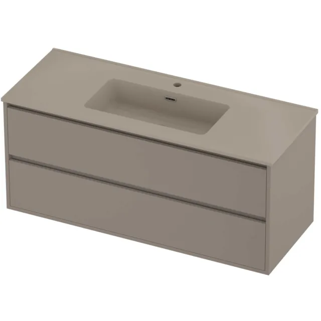 Proline Tribute Badmeubelset Porselein Elegant 1 Gat 120x46x54 cm Mat Crème Cotton Clay Beige