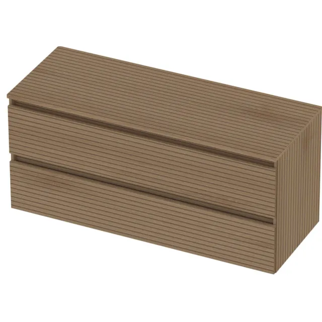 Basic-Line Deck 46 Badmeubelset Greeploos 120x46x58 cm D46LOE120 Lamello Oak Eiken