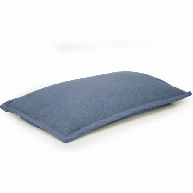 Drop & Sit KUSSEN 100 FIJNE TEDDY JEANS BLAUW