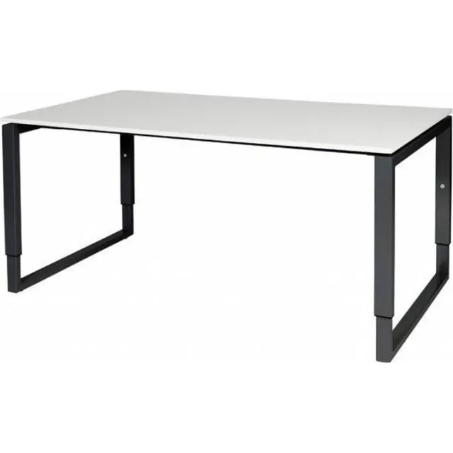 Schaffenburg Verstelbaar Bureau - Plus 160x90 grijs - zwart frame