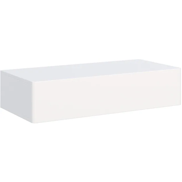 Selsey OLIO – Zwevende sidetable met lade, wit, 90 cm