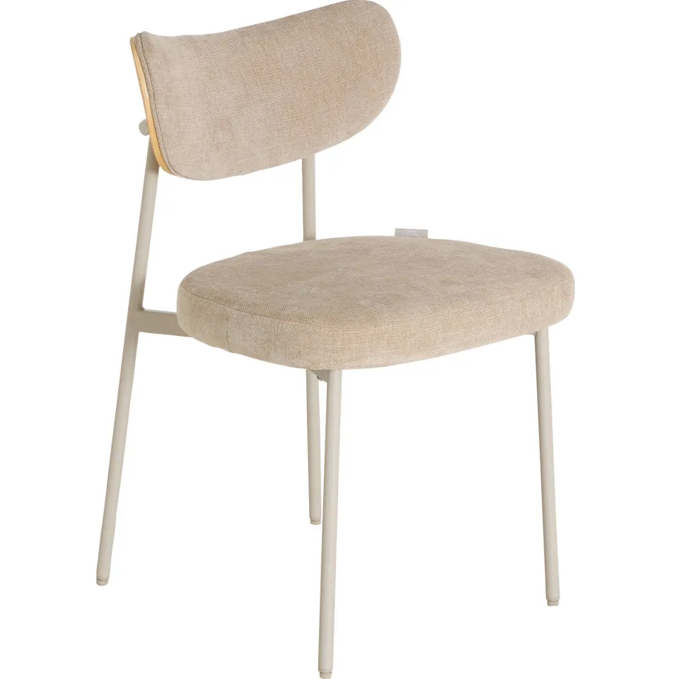 NOUS Living eetkamerstoel Furo beige, foto 3