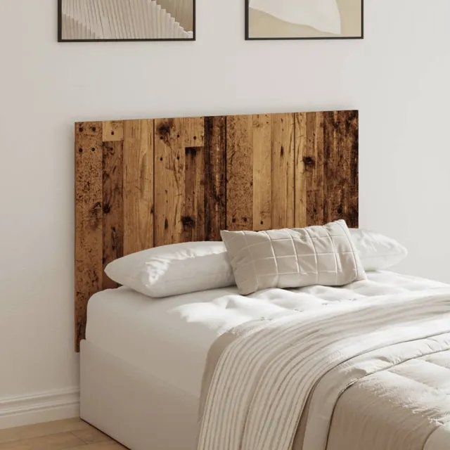 vidaXL Hoofdeinde 120x1,5x80 cm bewerkt hout oud houtkleurig Bruin