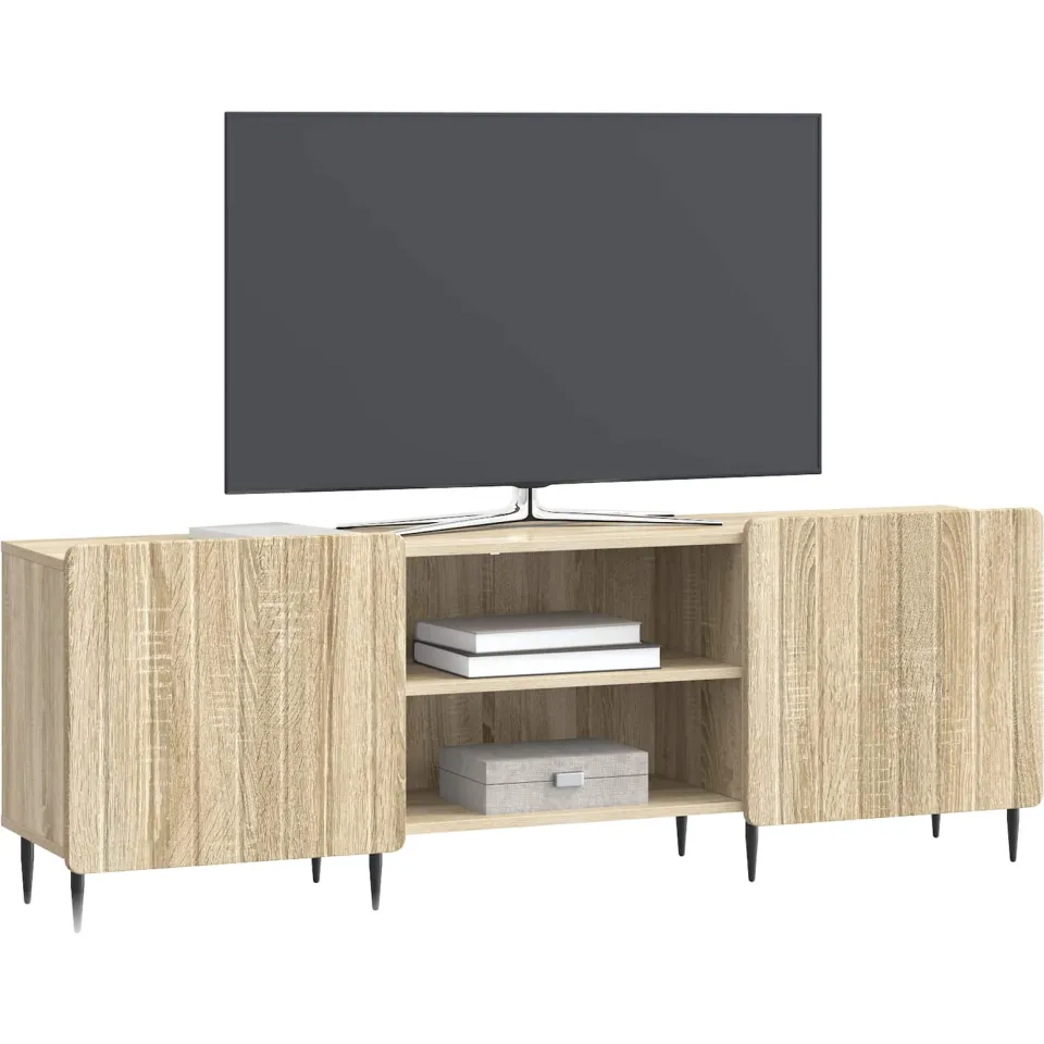 vidaXL TV-kast Sonoma Eiken 150 x 31 x 52 cm Bewerkt hout Bruin