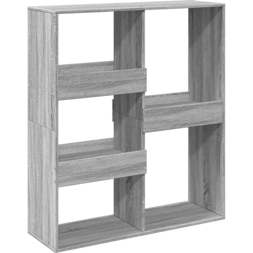 vidaXL kamerscherm 100x33x115 cm bewerkt hout grijs sonoma eikenkleur, foto 3