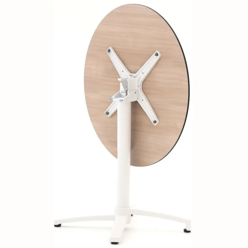 Bellagio tuinmeubelen Bellagio Canzo klaptafel ø 80cm (h:73cm) wit, foto 5