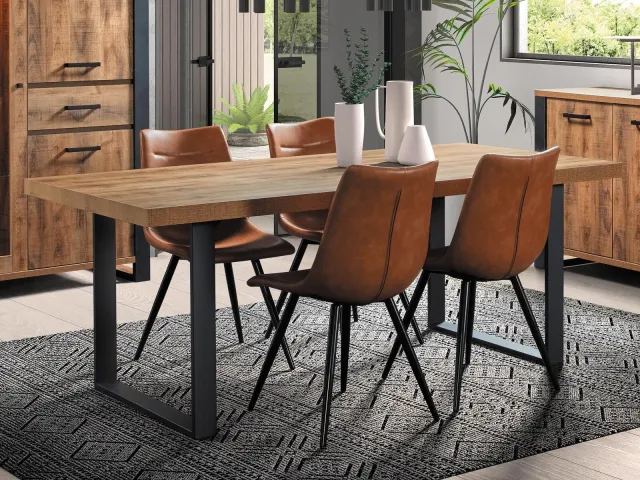 Mobistoxx Onnix eettafel tropix hout