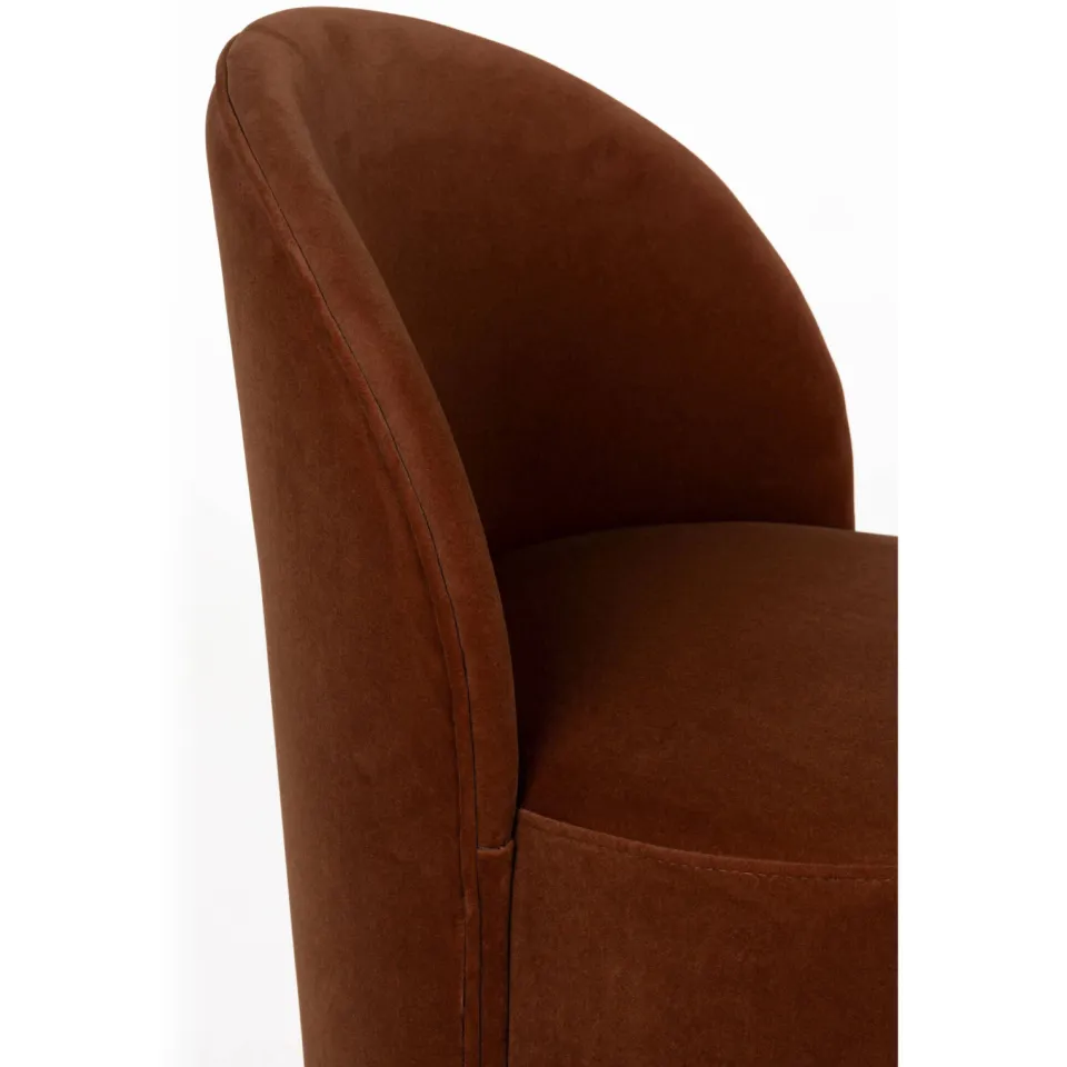 Zuiver fauteuil Plush - bruin, foto 2