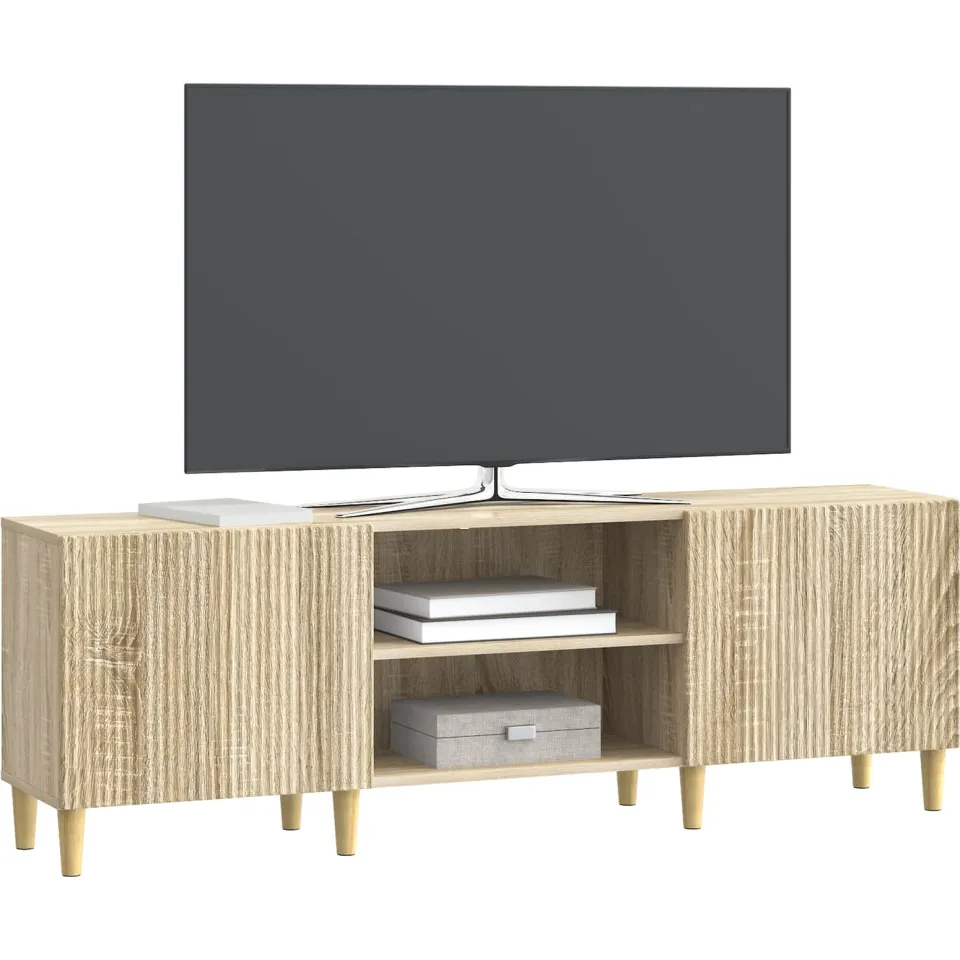 vidaXL TV-kast Sonoma Eiken 150 x 31 x 50 cm Bewerkt hout, foto 3