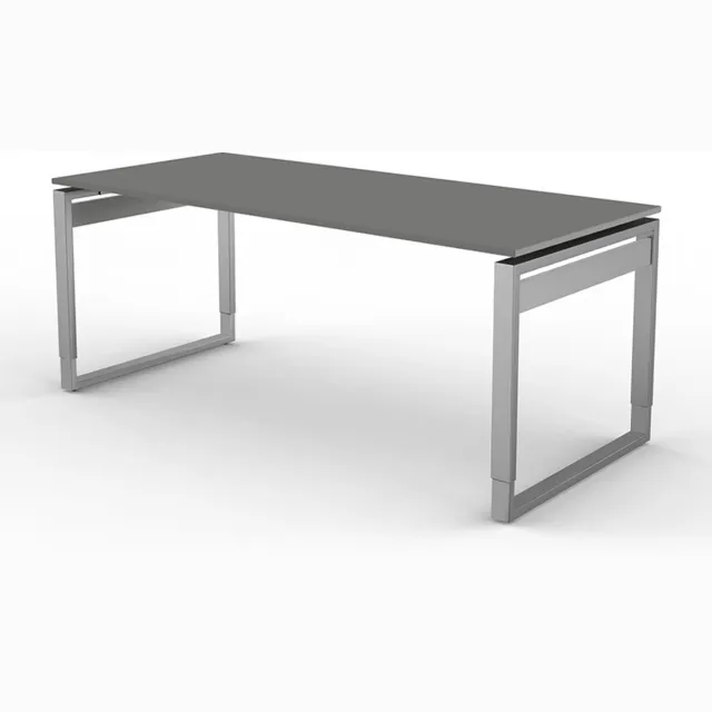Kerkmann Bureau Workspace 180cm grijs hoogte verstelbaar
