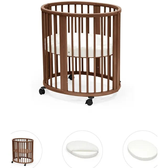 Stokke Sleepi Mini bundel warm bruin met matras & hoeslaken