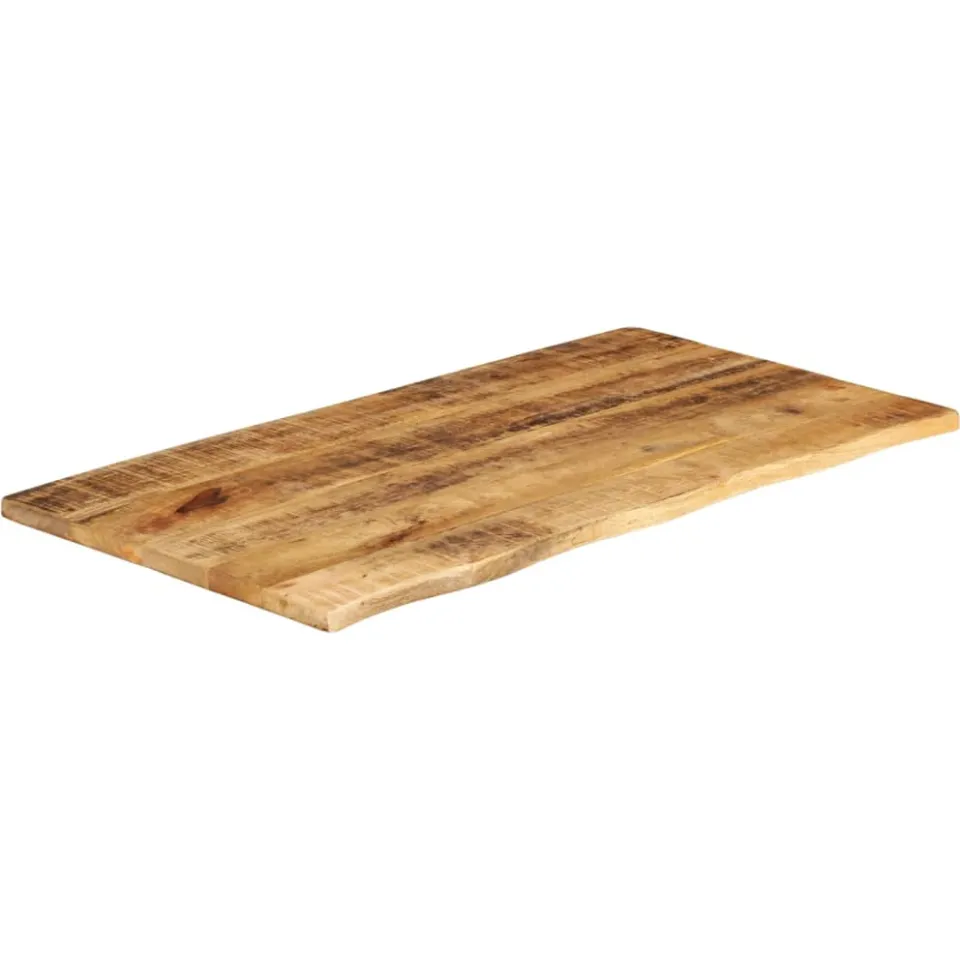 vidaXL Tafelblad met natuurlijke rand 110x60x2,5 cm massief mangohout bruin, foto 2