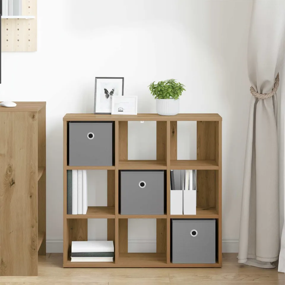 vidaXL Dressoir Artisan Eiken 73,5 x 24 x 69,5 cm, foto 4
