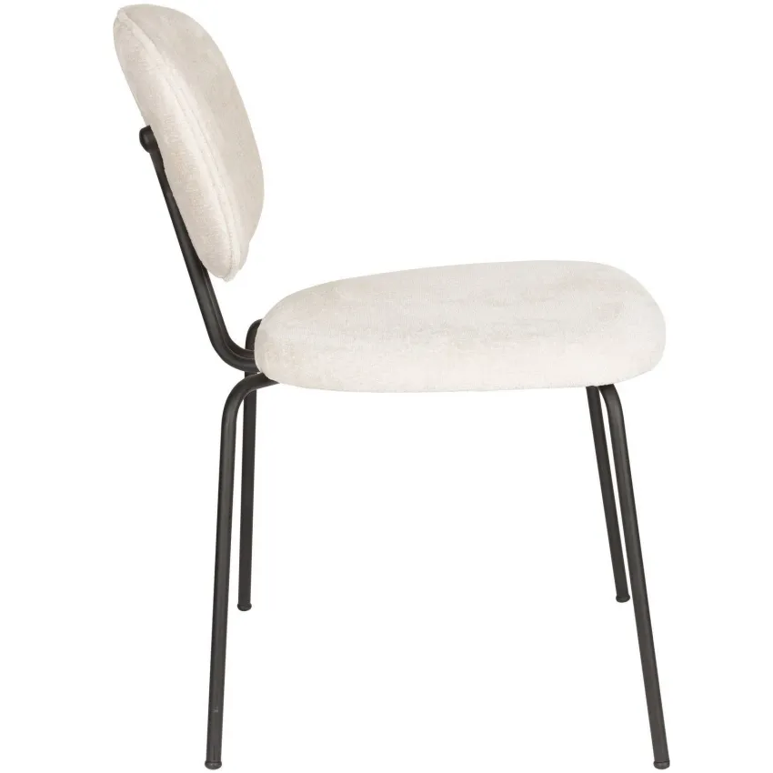 Housecraft Living Bouton eetkamerstoel beige, foto 3