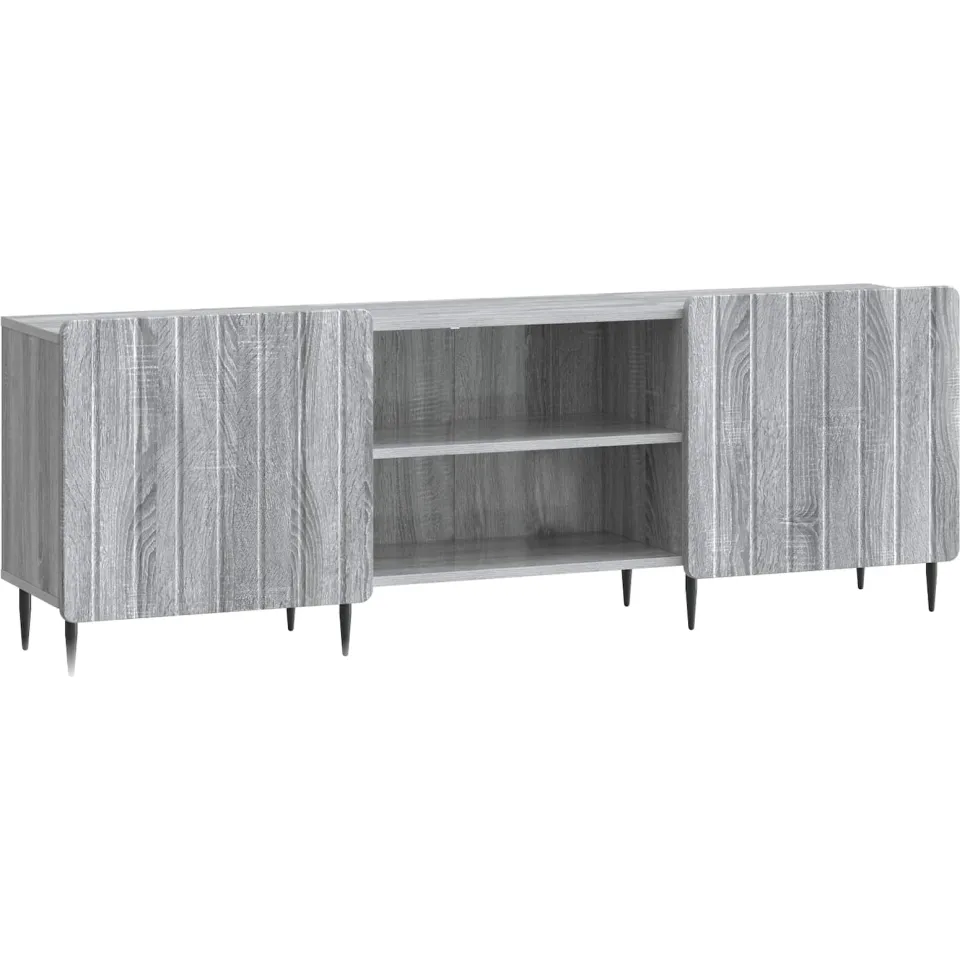 vidaXL TV-kast Grijs sonoma 150 x 31 x 52 cm Bewerkt hout, foto 3