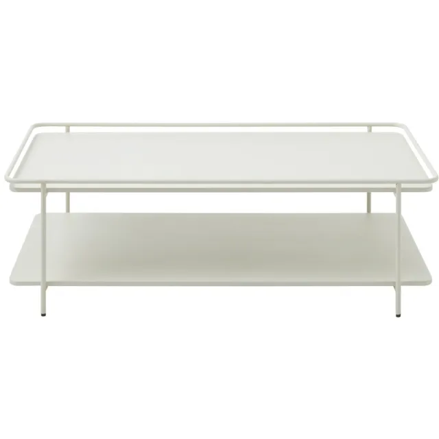 Giga Living Salontafel Yuba - Wit Metaal - 110x55x34,3cm